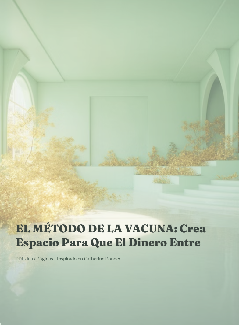 Crea Espacio para que el Dinero ingrese - El método de la Vacuna