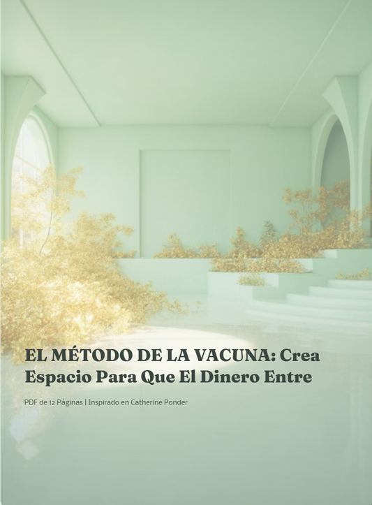 Crea Espacio para que el Dinero ingrese - El método de la Vacuna